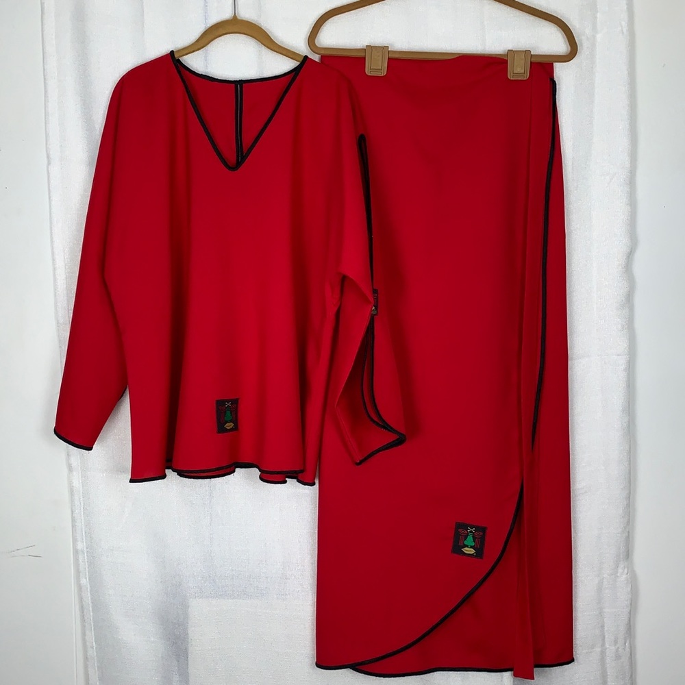Moshood Creations Dashiki Top & Wrap Skirt